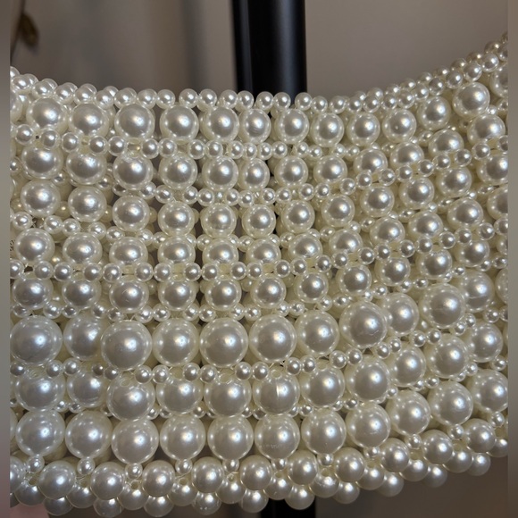 Faux Pearl Beaded Handbag - Picture 2 of 5